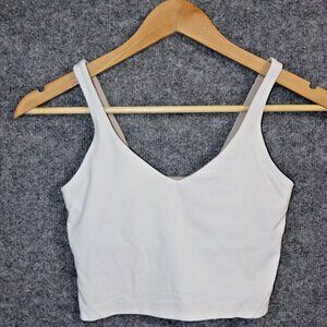 Lululemon Size 8 Align Crop Tank White